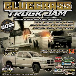 Bluegrass Truck Jam 2026 Odss Diesel Drag Race Flyer