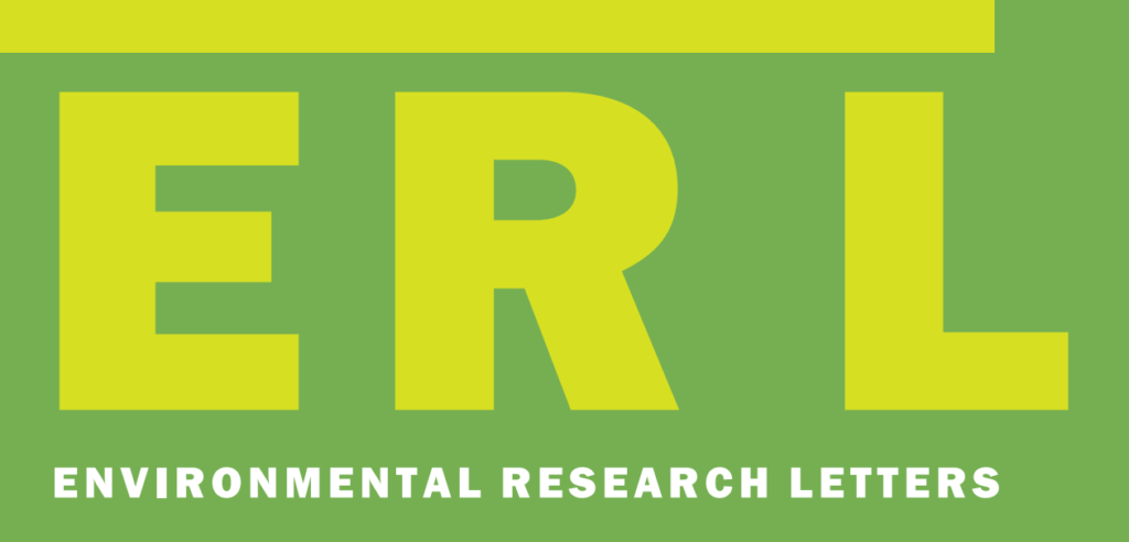 Environmental Research Letters Logo