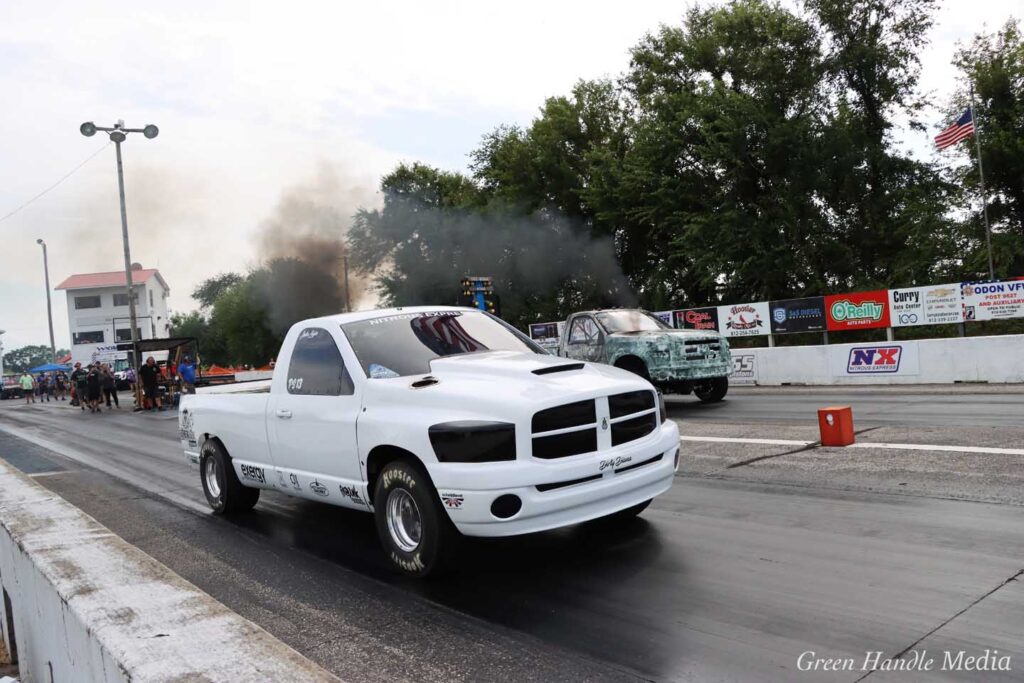 ODSS Pro Street Dodge Ram Cummins Drag Race