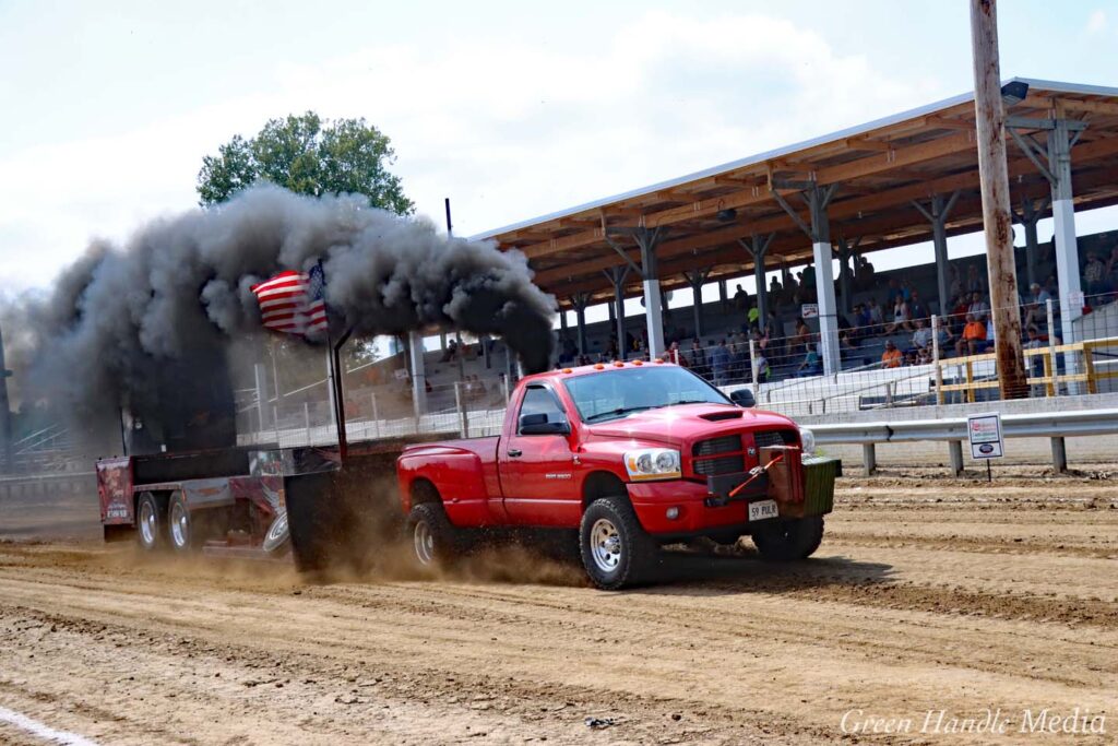 Third Gen Dodge Dually Cummins Diesel Truck Pulling