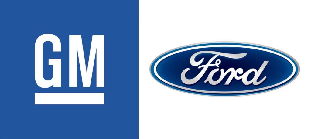 Ford And General Motors Logos