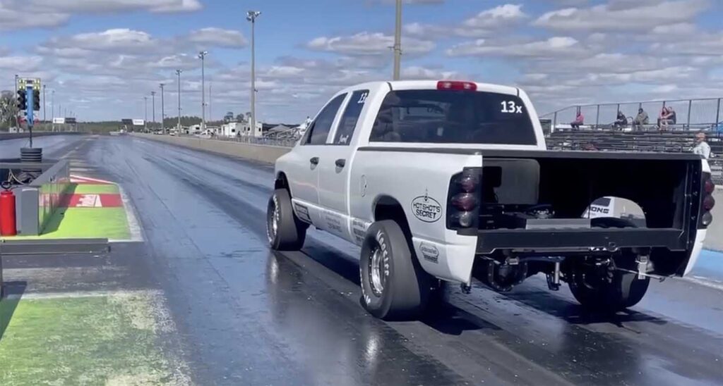 Jerry Parrot Dodge Ram Cummins Diesel Drag Racing