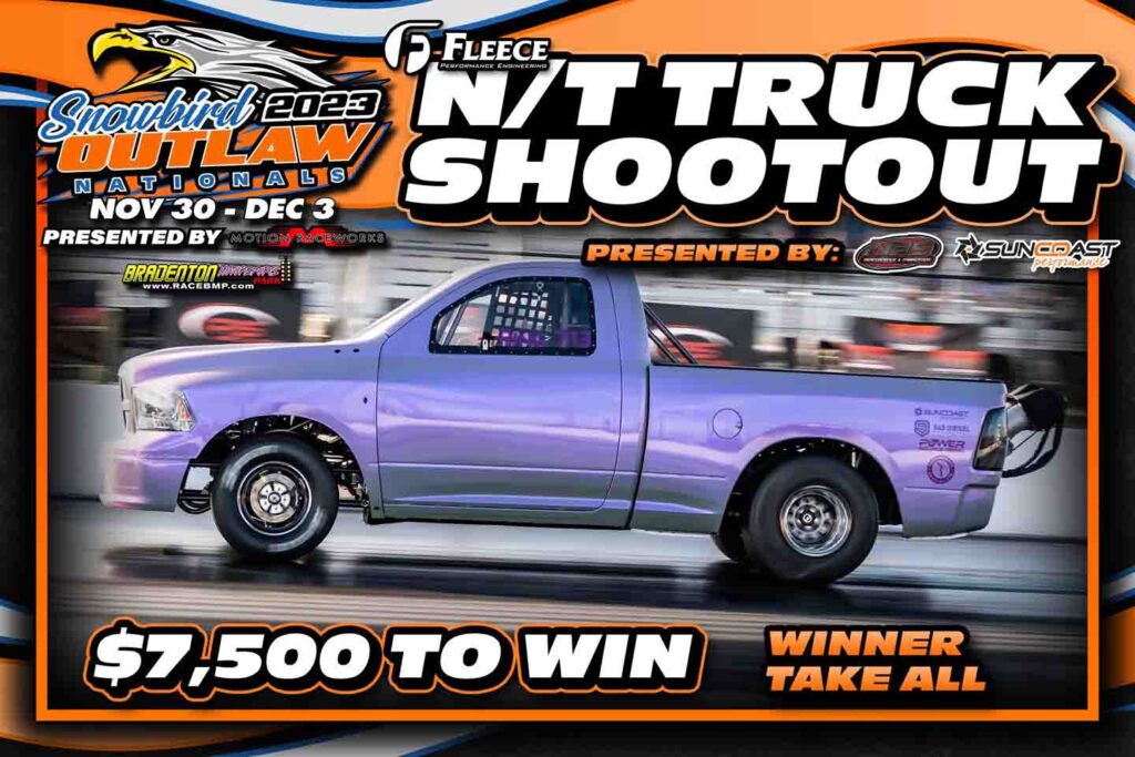 Diesel Truck Class Snowbird Outlaw Nationals Drag Racing