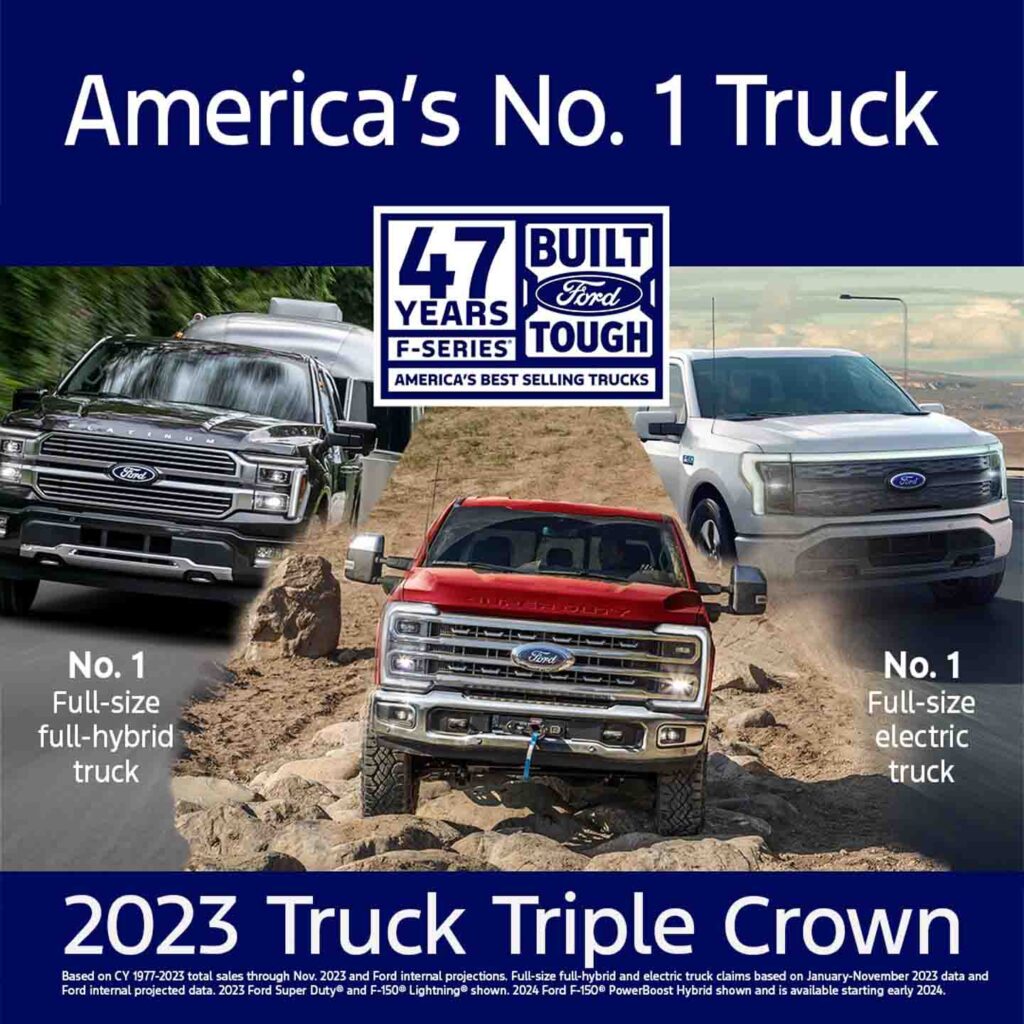 Ford Best Selling F Series Truck Sales