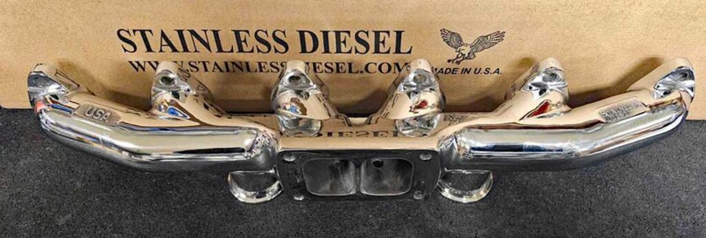 Stainless Diesel Polished Exhaust Manifold