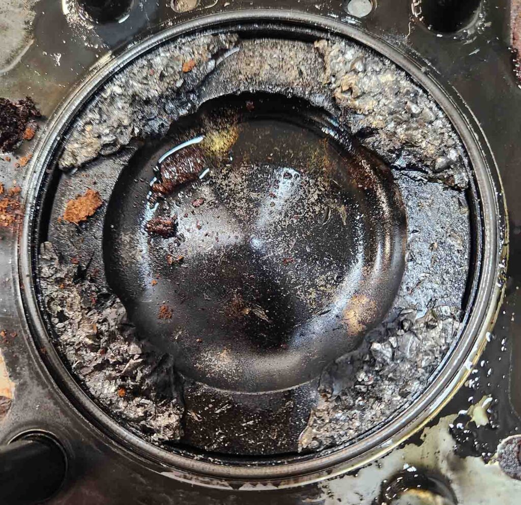 Cummins Diesel Dropped Valve Seat Piston Damage