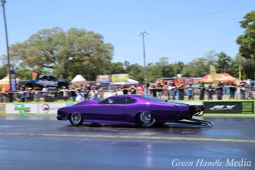 Firepunk Diesel Dodge Duster Pro Mod Drag Racing