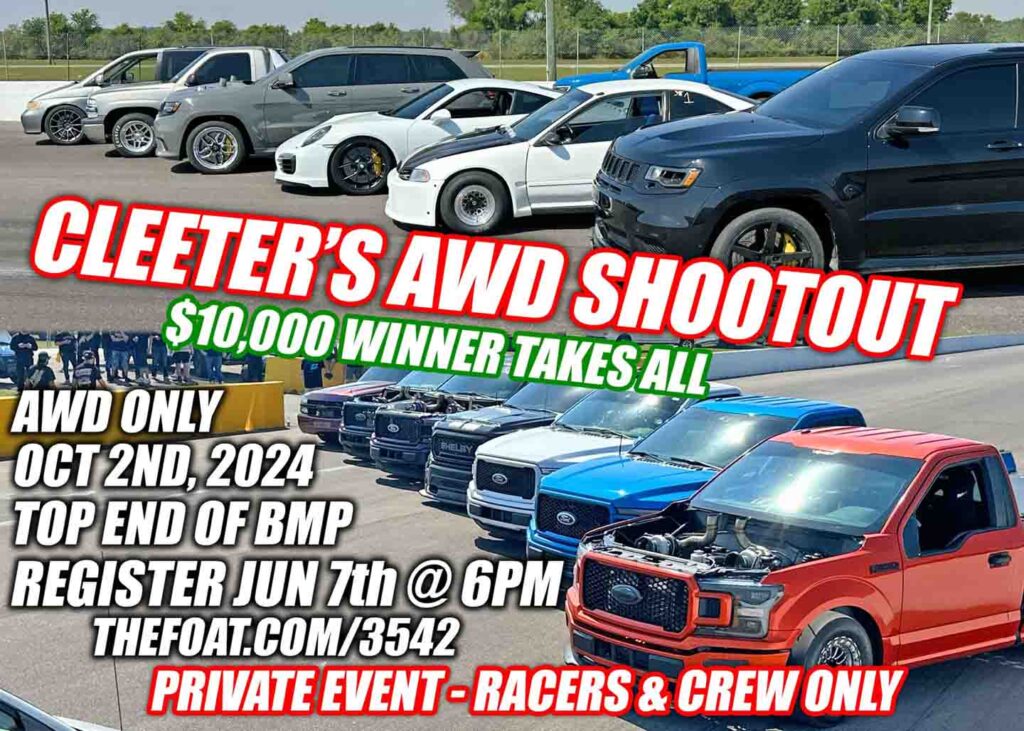 Cleeters AWD Shootout Drag Race Event