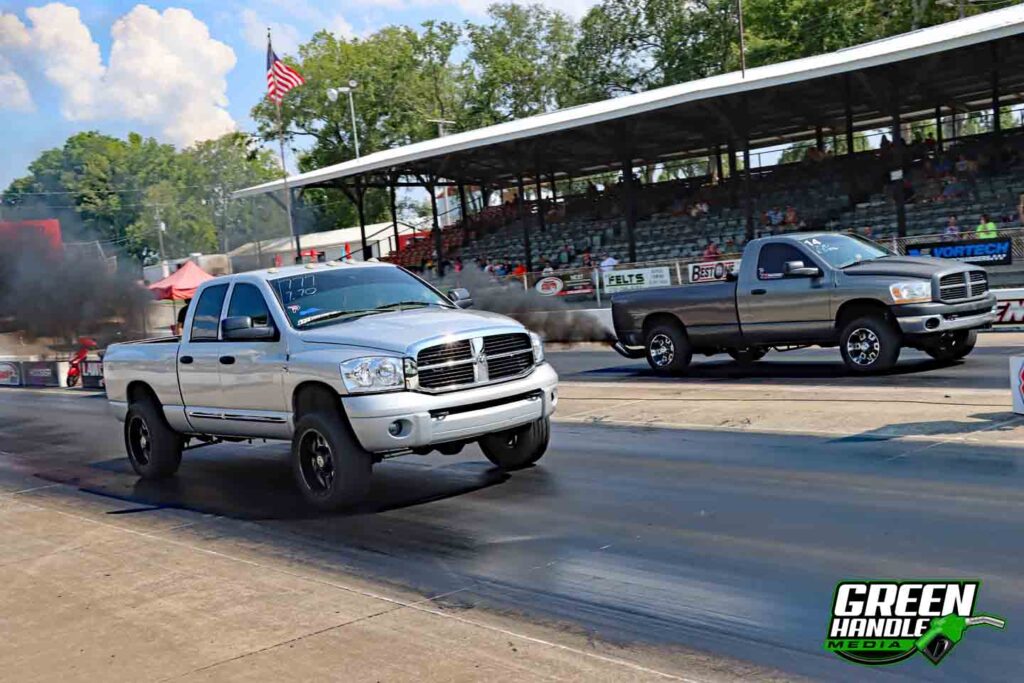 2008 Dodge Ram 2500 Cummins Diesel Drag Race Emanuel Yoder