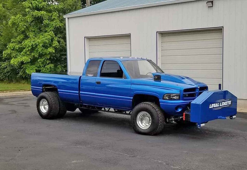 Legal Limits Second Gen Cummins Diesel Truck Pulling Dodge Ram 2500