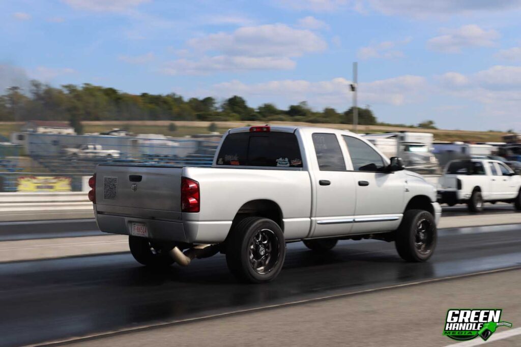 Quad Cab Dodge Third Gen Cummins Diesel Truck Drag Race