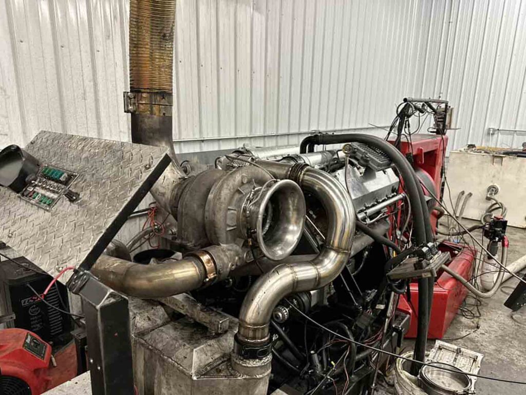 6.0L Power Stroke Diesel Engine Dyno Warren Injection