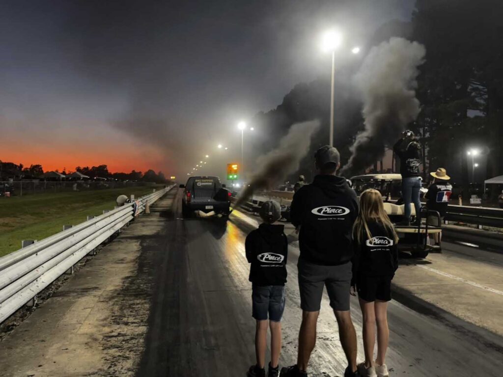 Diesel Truck Wars Duramax GMC Sierra Drag Racing Dennis Harnish