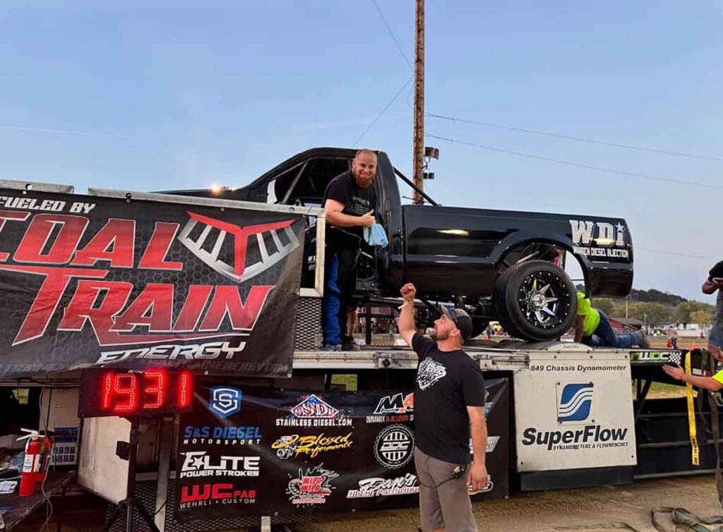 Hub City Dirt Drags 6.0L Power Stroke Dyno Record