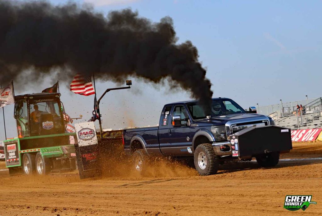 Diesel Truck Pulling Ford Super Duty Powerstroke Sled