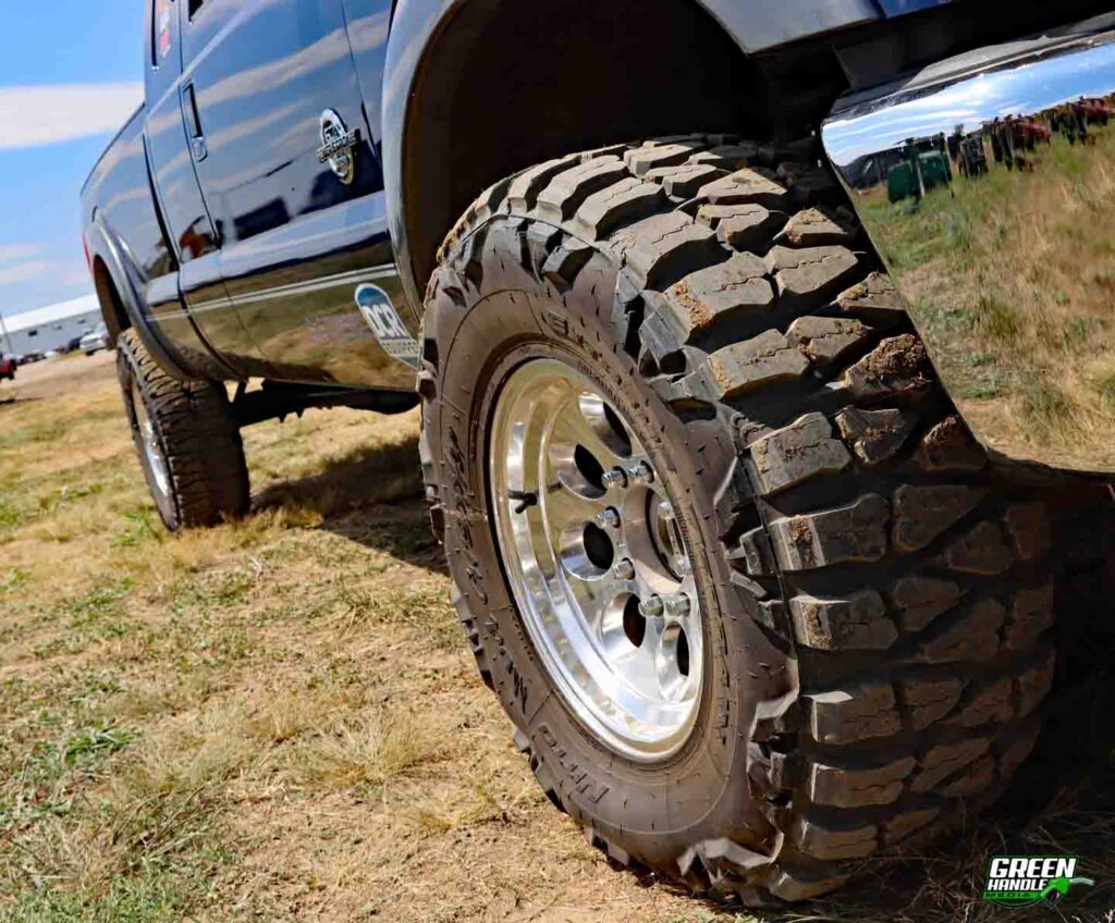 Nitto Mud Grappler 6.7L Power Stroke Diesel Truck Pulling Tire