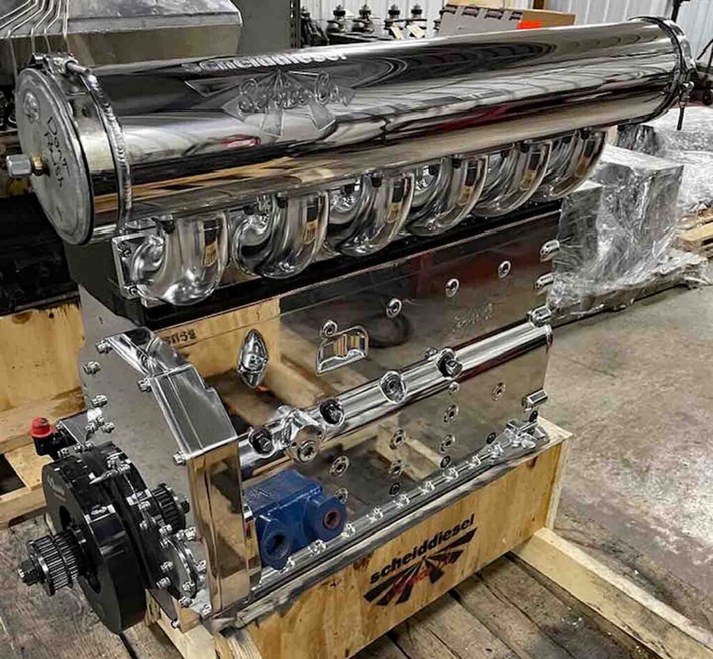 Scheid Diesel Billet Aluminum Cummins Truck Pull Engine