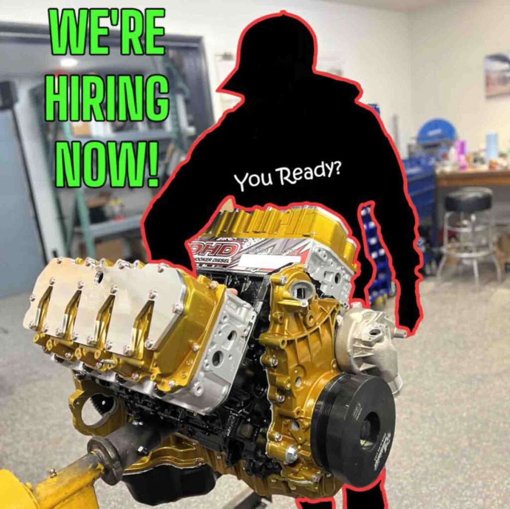 DHD Duramax Engine Builder Hiring Employee Job