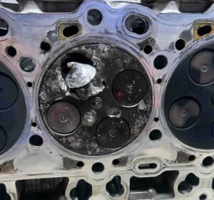 Duramax LB7 Diesel Engine Damage Cylinder Head Valve