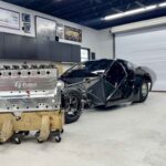 Billet Aluminum Cummins Block Chevy Corvette C7 Diesel Drag Racecar