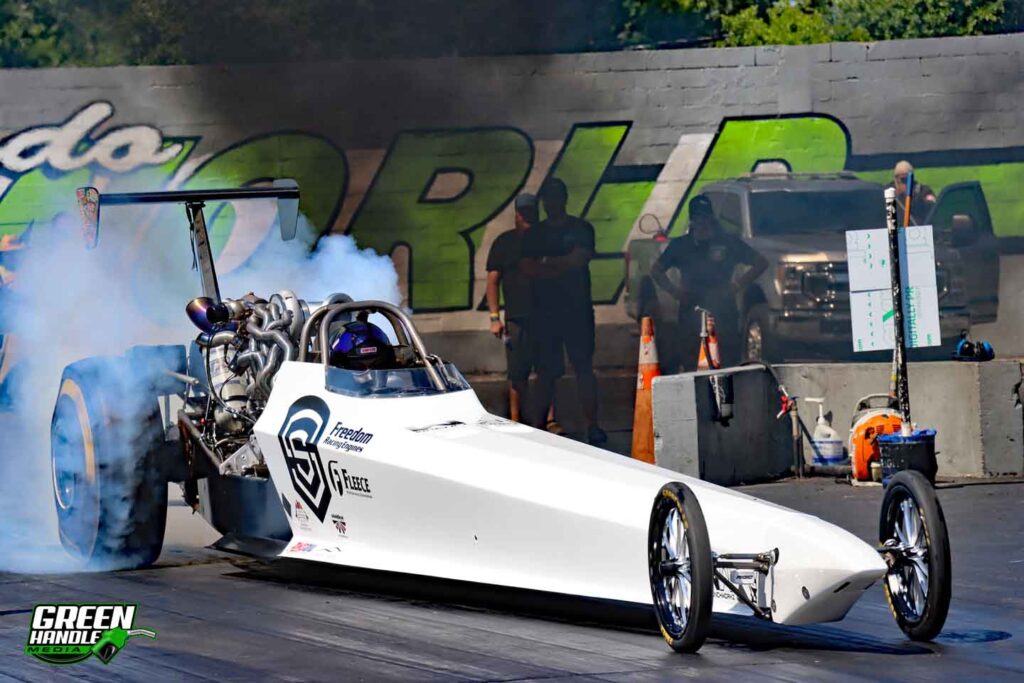 Cummins Diesel Dragster Burnout Race Michael Cordova