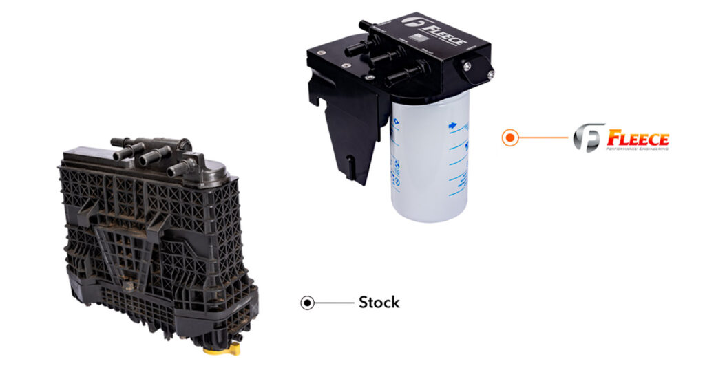 Fleece Diesel Fuel Filter Kit Vs OEM Ford Water Separator