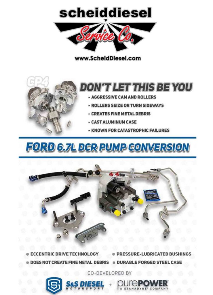 Scheid Diesel S&S Diesel Injection Pump Fuel System