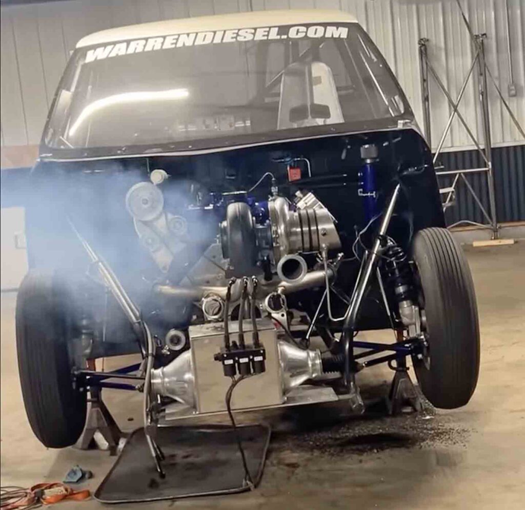 Ford F150 Lightning 6.0L Power Stroke Diesel Swap Drag Race Pro Mod