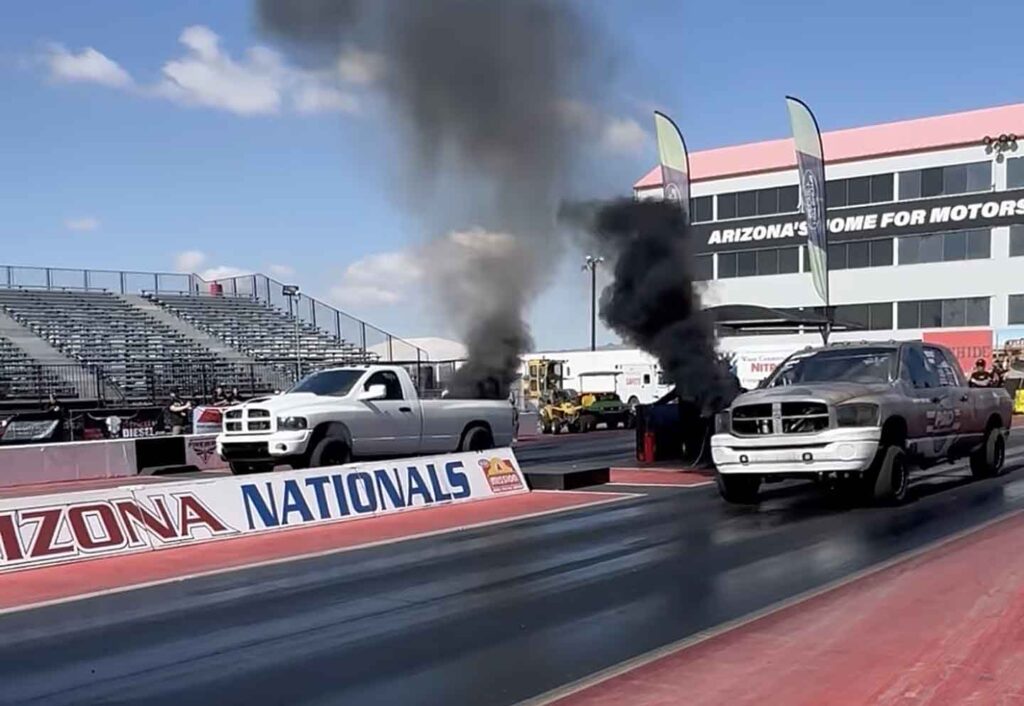 NHRDA Cummins Drag Racing Competition Diesel Trucks