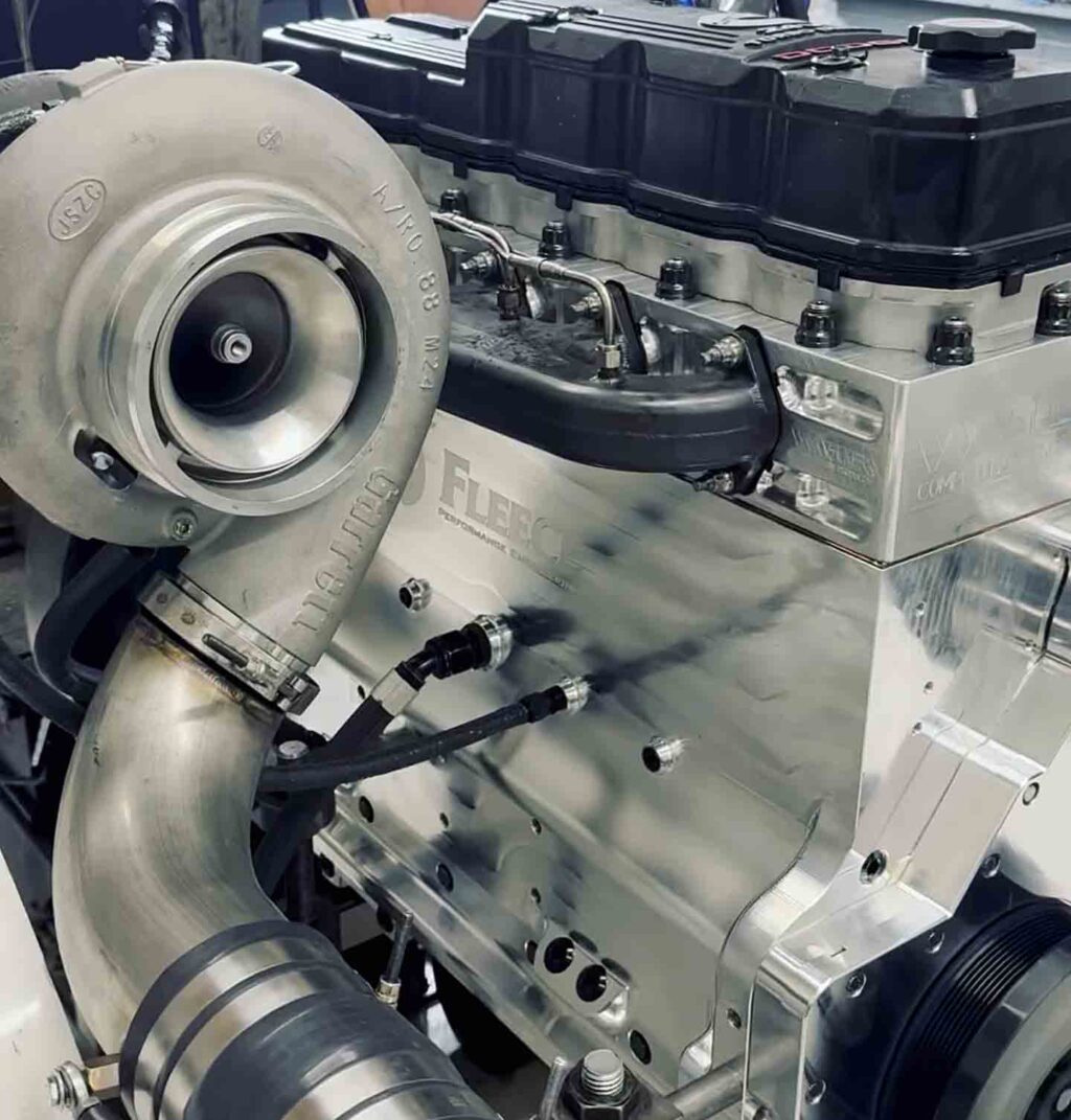 Fleece Performance Engineering Billet Block Cummins Wagler Head Diesel Engine Turbo
