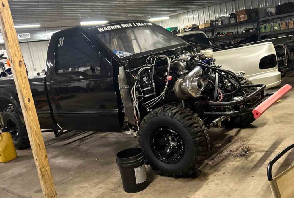 Super Duty Diesel Truck 6.0 Powerstroke Drag Race Compound Turbo