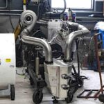 Greg A Billet Aluminum Cummins Diesel Engine Dyno Fleece Wagler Single Turbo