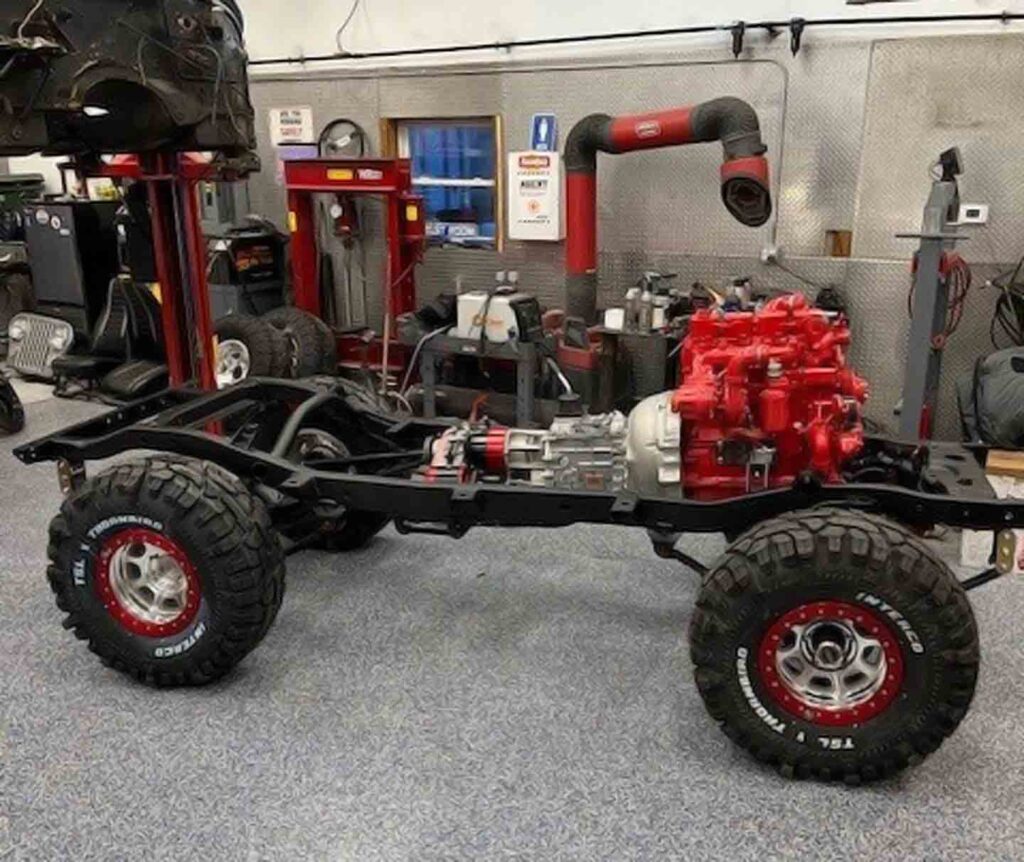Jeep CJ Cummins Conversion 4BT Diesel Engine Big Bear