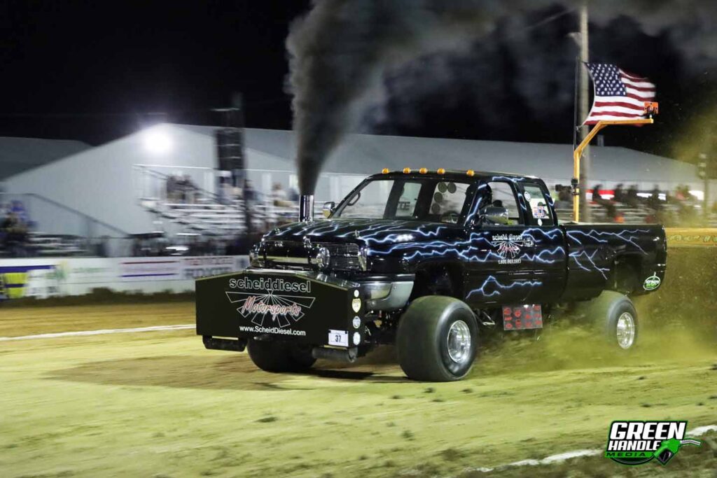 Second Gen Scheid Diesel Cummins Super Stock Truck Pulling Single Turbo