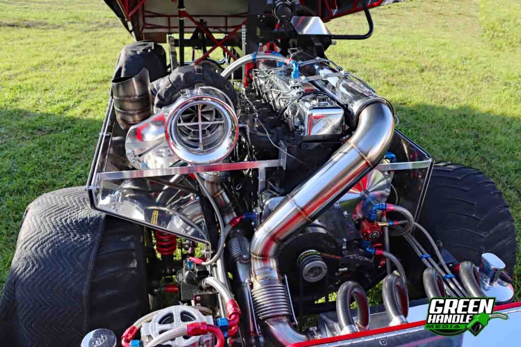 Single Turbo Super Stock Cummins Diesel Engine 4x4 1977 Ford Truck Pull