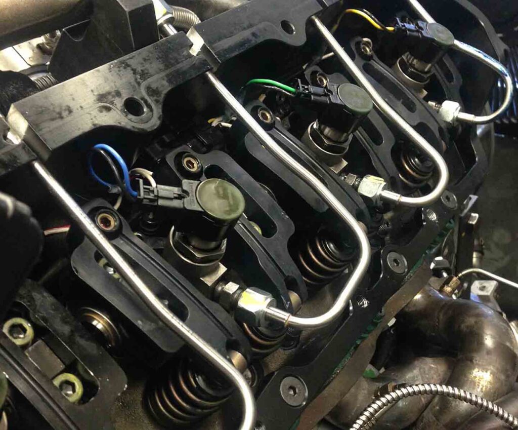 Common Rail 7.3 Powerstroke Diesel Engine Hassler High Pressure Fuel Injection System