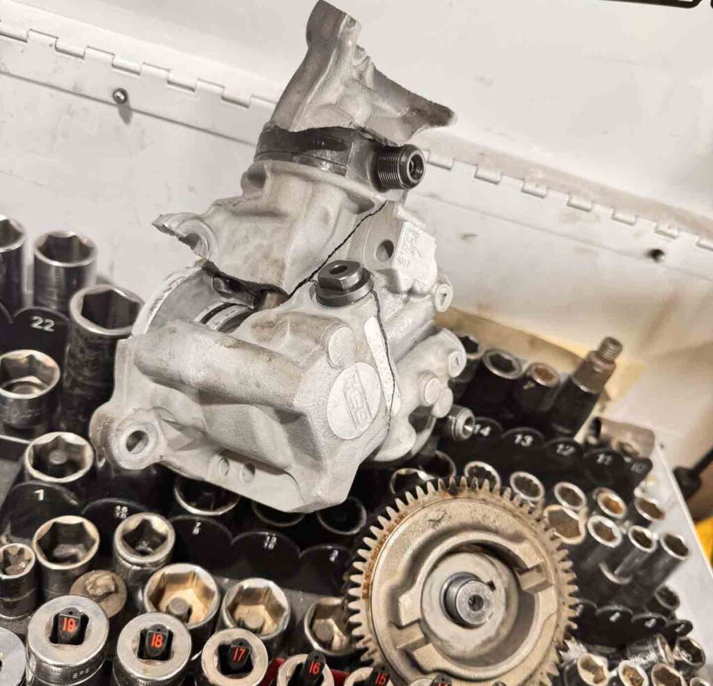 Ford 6.7 Powerstroke CP4 Failure Diesel Injection Pump Explosion