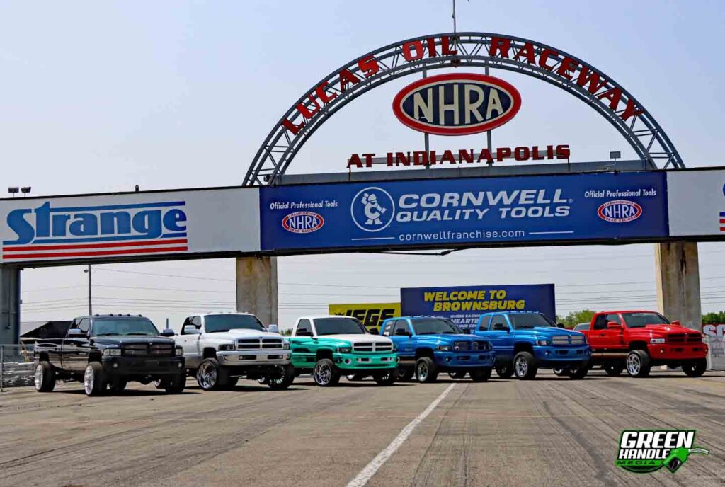Second-Gen Dodge Cummins Diesel Trucks Lucas Oil Indianapolis Raceway Park