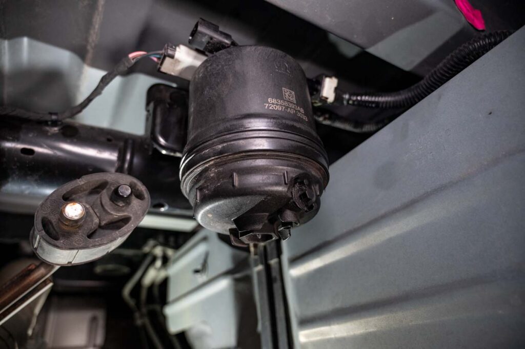 OEM Water Separator 6.7 Cummins 2024 Ram 3500 Diesel 4x4 Truck