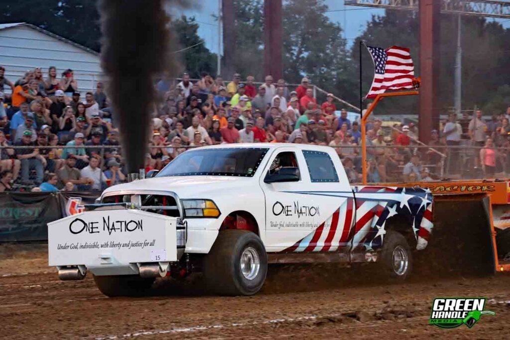 One Nation Super Stock 4x4 Diesel Truck Pro Pulling League Haisley Machine Cummins