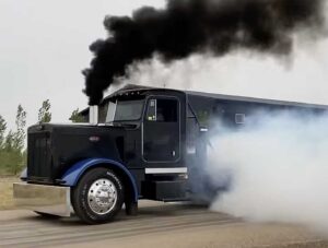 Peterbilt 359 Semitruck CAT Caterpillar C15 Diesel Engine Triple Turbo