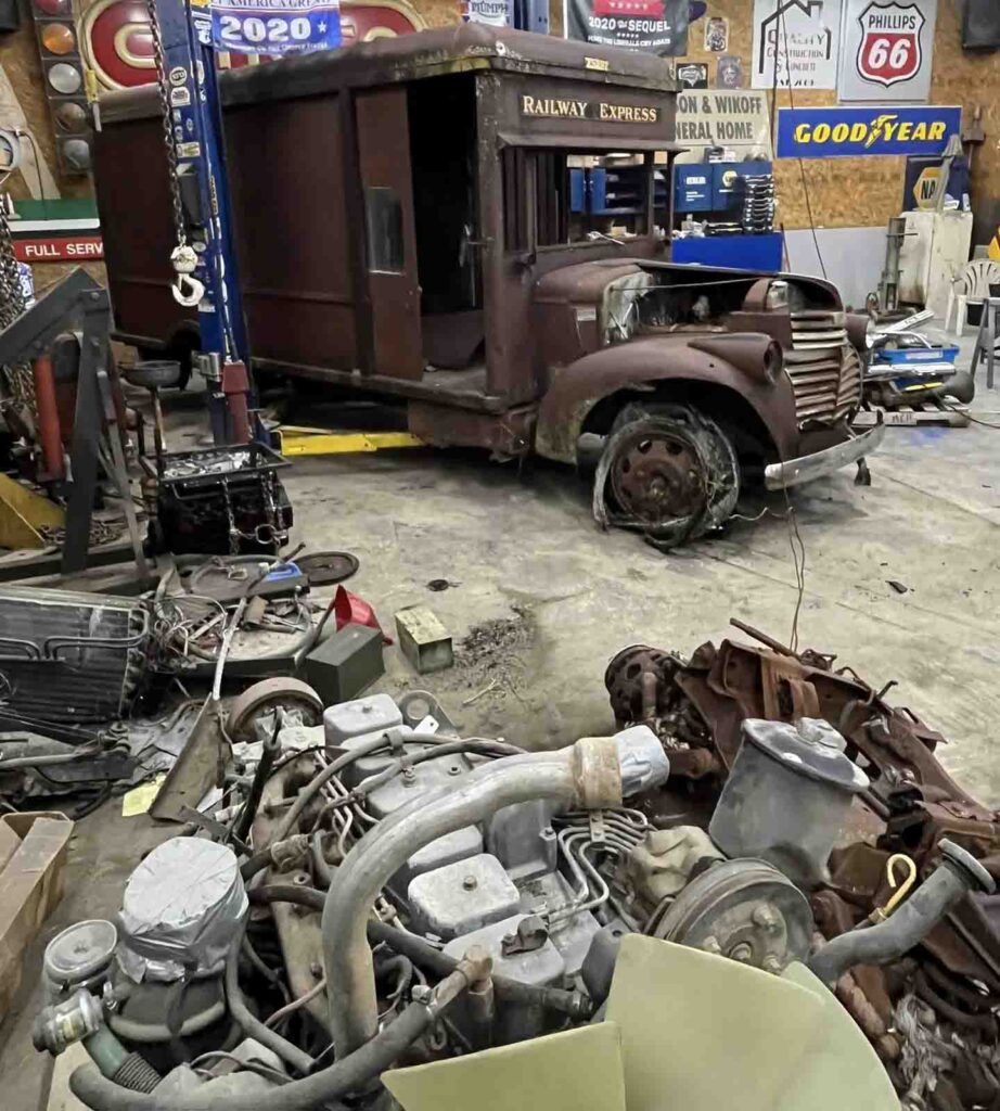 1941 GMC Railway Express Agency Diesel Truck Cummins Conversion