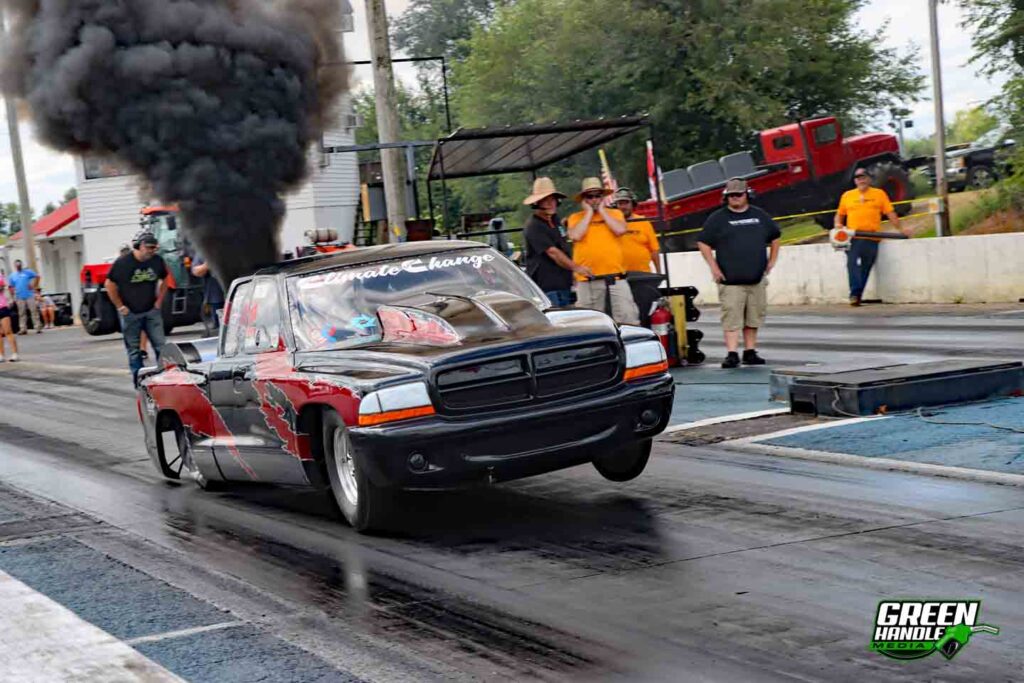 Climate Change Dodge Dakota Triple Turbo Cummins Scheid Diesel Drag Race Truck