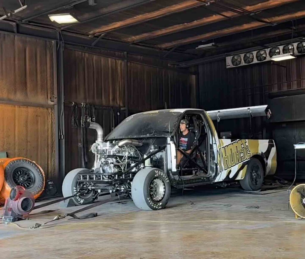 Crazyhorse Ford Cummins Conversion Diesel No Prep Drag Racing 4x4 Super Duty Dyno