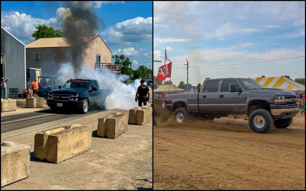 WC Fab Diesel Drag Race Truck Sled Pulling Chevrolet HD Duramax Allison Transmission