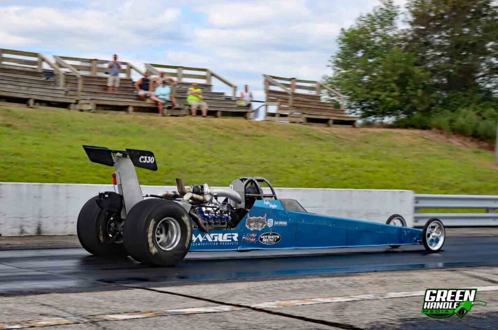 Wagler Competition Products Duramax Diesel Dragster Rail Single Turbo