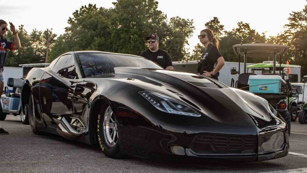 C7 Corvette Billet Aluminum Cummins Diesel Drag Racing