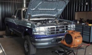 OBS Ford Cummins Swap DJ Enforcer Diesel Engine F250 Firepunk Dyno