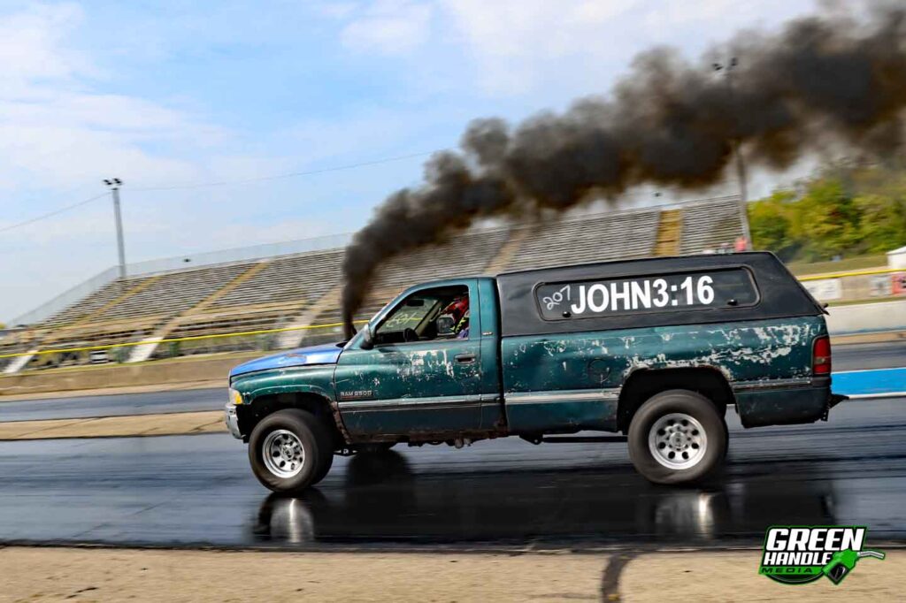 P-pump 12 Valve 5.9 Cummins Diesel Dodge Ram 2500 4x4 Truck Drag Racing