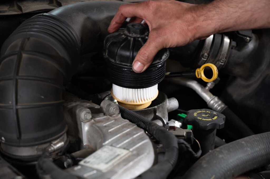 Engine Fuel Filter Fleece Performance Engineering Nissan Titan XD